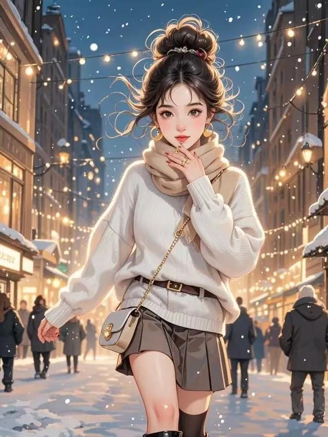 境随心动句子,都市丽人女生微信头像背景壁纸