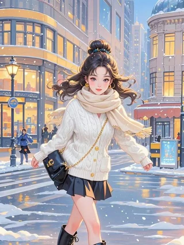 境随心动句子,都市丽人女生微信头像背景壁纸