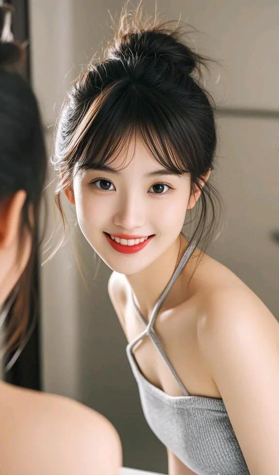 高清美女图片 浴室里的灵动少女