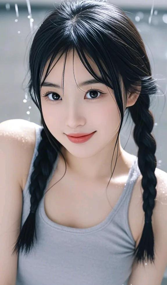 高清美女图片 浴室里的灵动少女