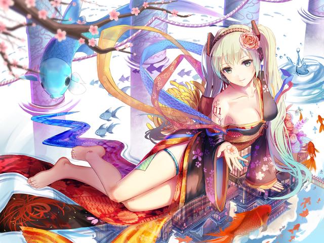 初音大战水母触手