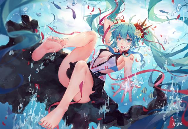 初音大战水母触手