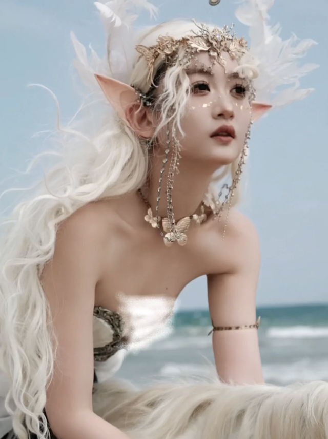 骑马少女绝了啊!光的极致感都被画出来了